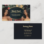 Pruiken visitekaartjes (Voorkant / Achterkant)