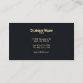 Pruiken visitekaartjes (Achterkant)