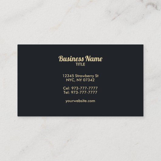 Pruiken visitekaartjes (Achterkant)