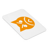 Pruilende Emoji Kat Magneet (Rechterzijde)