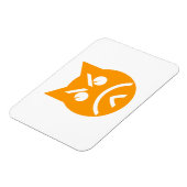 Pruilende Emoji Kat Magneet (Linkerzijde)