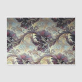 Pruim Acanthus Droom Decoupage Tissuepapier (Voorkant)