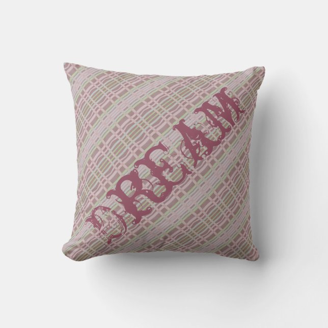 pruim-aquarelpatroon kussen (Voorkant)