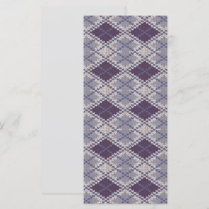PRUIM ARGYLE BREISEL 4x9 Plat kaartje / Verticaal Kaart