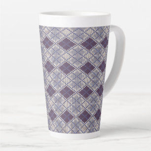 PRUIM ARGYLE BREISEL Hoge Latte Mok