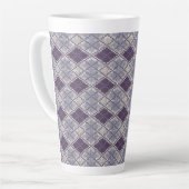 PRUIM ARGYLE BREISEL Hoge Latte Mok (Linkerhoek)