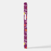 Pruim Bloem Ditsy iPhone Hoesje iPhone 12 Hoesje (Rechterkant)