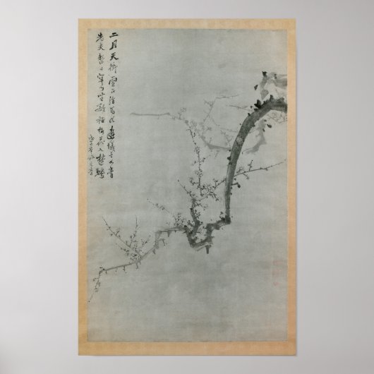 Pruim Branch Print van Yi Yu-won (Voorkant)