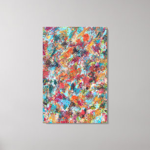 Pruim Crazy 24 x 36 Ingepakt Canvas Afdruk