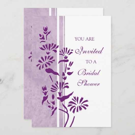 Pruim en de Witte Kaarten van de Uitnodiging van (Voorkant / Achterkant)