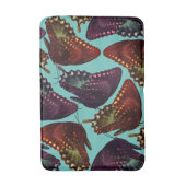 Pruim en Oranje Vlinders Zwermen Badmat (Voorkant Verticaal)