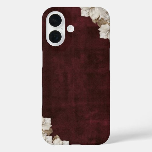 pruim fluweel bloemmotief Case-Mate iPhone case (Achterkant)