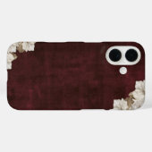 pruim fluweel bloemmotief Case-Mate iPhone case (Achterkant (horizontaal))