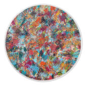 Pruim Gekke Keramische Pull Knop (Voorkant)