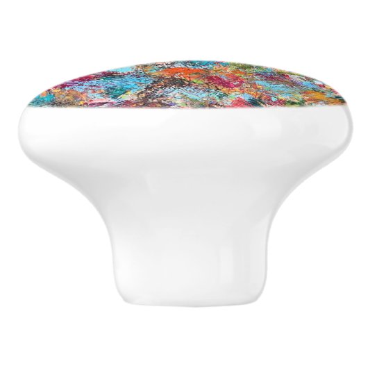 Pruim Gekke Keramische Pull Knop (Zijkant)