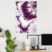 Pruim Gevederde Ster Poster (Thuiskantoor)