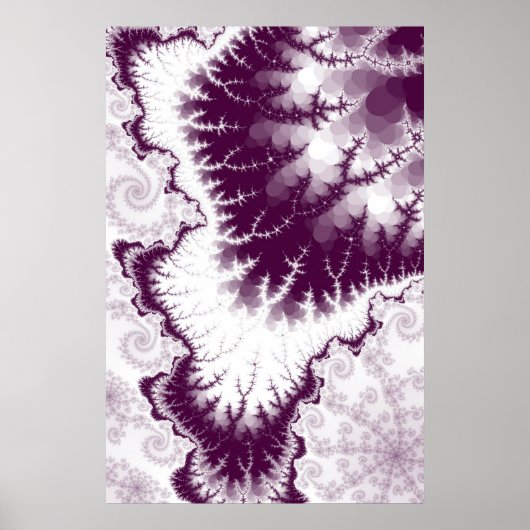 Pruim Gevederde Ster Poster (Voorkant)