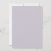 Pruim Goud Ranunculus Zachte Eucalyptus Bruiloft Kaart (Achterkant)