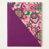 Pruim Groovy Psychedelische Jaren 60 70 Bloemig  Planner (Achterkant)