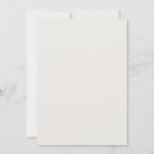 Pruim Handgeschreven Script Initialen Verlovingsfe Kaart (Achterkant)