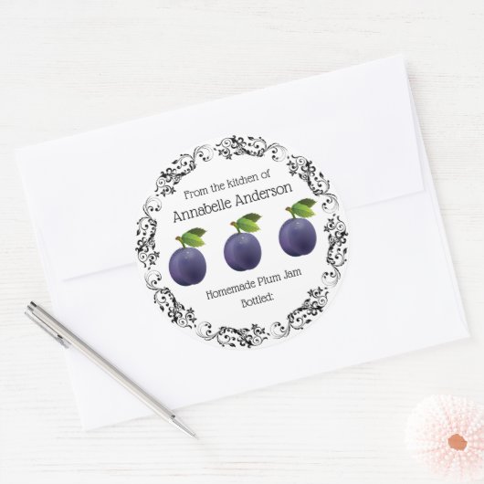 Pruim Jam Label Personaliseren (Envelop)