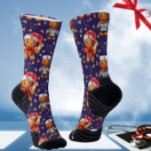 Pruim Kerstmis Verpleegster Whimsy Man van Peperko Sokken