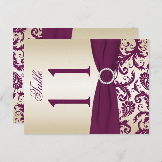 Pruim met twee kanten en het Aantal van de Lijst Briefkaart (Voorkant / Achterkant)