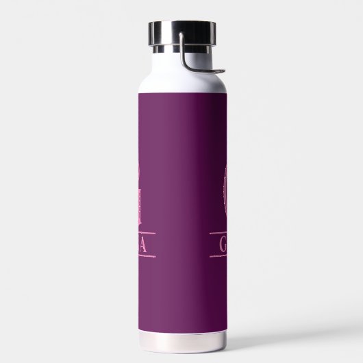 Pruim Monogram Waterfles (Links)