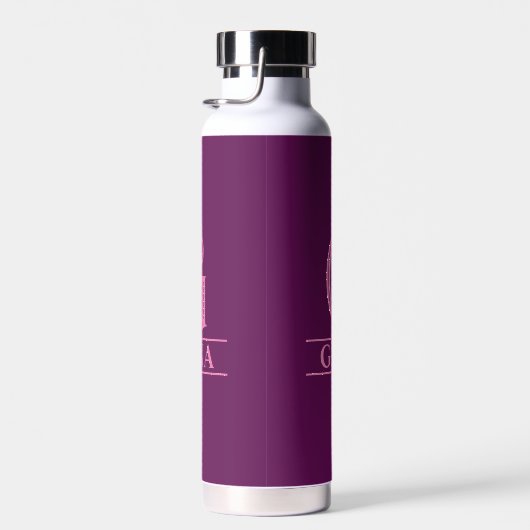 Pruim Monogram  Waterfles (Rechts)