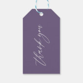 Pruim Paars Turquoise Alcohol Inkt Trouw Cadeaulabel (Achterkant)