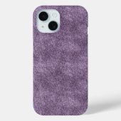 Pruim Paarse denim patroon Case-Mate iPhone Case (Achterkant)