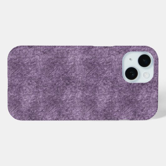 Pruim Paarse denim patroon Case-Mate iPhone Case (Achterkant (horizontaal))
