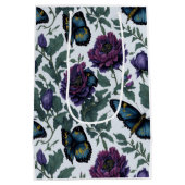  pruim paarse magenta bloemenvlinders medium cadeauzakje (Achterkant)