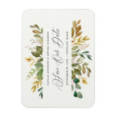 Pruim paarse, roze, bordeaux + gouden bloemenbruil magneet (Verticaal)