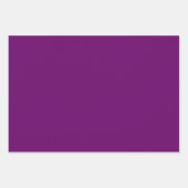 Pruim Paarse Stevige Kleur | Klassiek | Elegant Inpakpapier Vel (Voorkant)