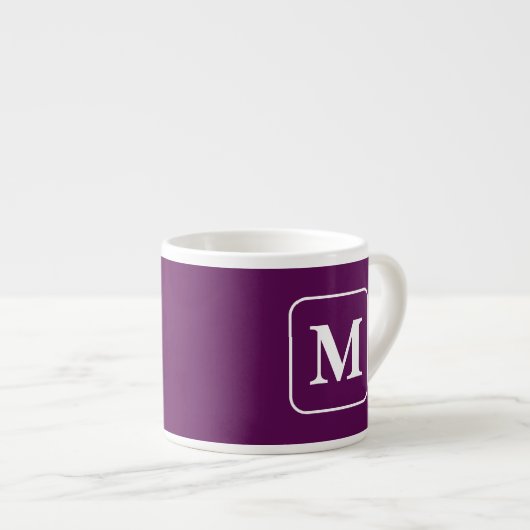 Pruim perfectie - Monogram Espresso Cup Espresso Kop (Voorkant rechts)