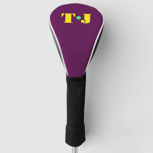 Pruim Persoonlijk Gegraveerd Golfheadcover (Voorkant)
