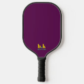 Pruim Pickleball Paddle Met Initialen (Achterkant)