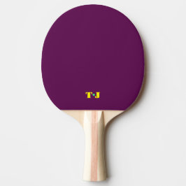 Pruim Ping Pong Paddle Met Initialen Tafeltennisbatje