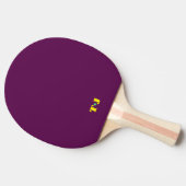 Pruim Ping Pong Paddle Met Initialen Tafeltennisbatje (Zijkant)