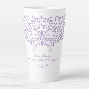 Pruim Regencycore Society Beste Lezer Sierlijk Sch Latte Mok
