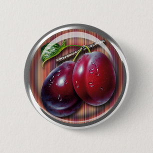 Pruim Ronde Button 5,7 Cm