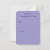 Pruim Valentijns Notitiekaartje (Achterkant)