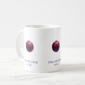 Pruim Valentines Koffiemok (Voorkant links)