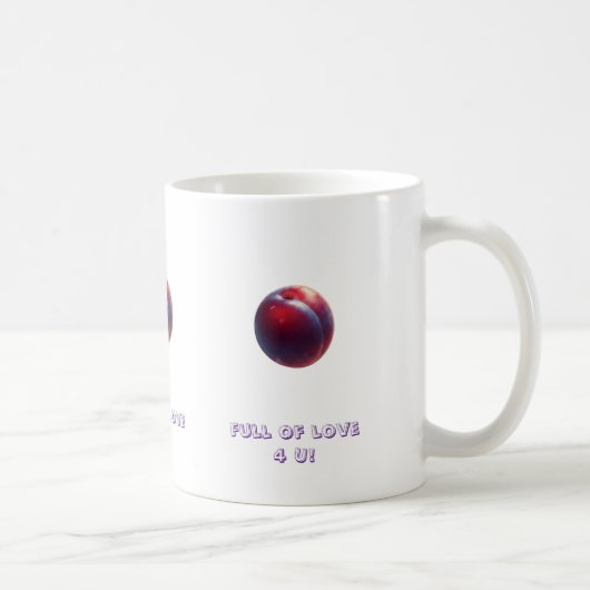 Pruim Valentines Koffiemok (Rechts)