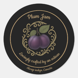 Pruim Velvet – Gourmet Jam Etiket