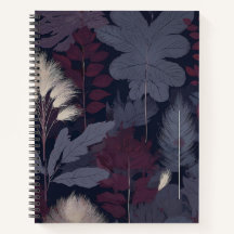 Pruim Vijg & Pampas Gras Botanisch Notitieboek