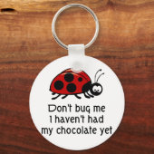 pruimchocolade sleutelhanger (Voorkant)