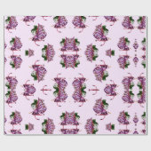 pruimelfee-inpakpapier cadeaupapier (Vlak)