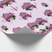 pruimelfee-inpakpapier cadeaupapier (Hoek)